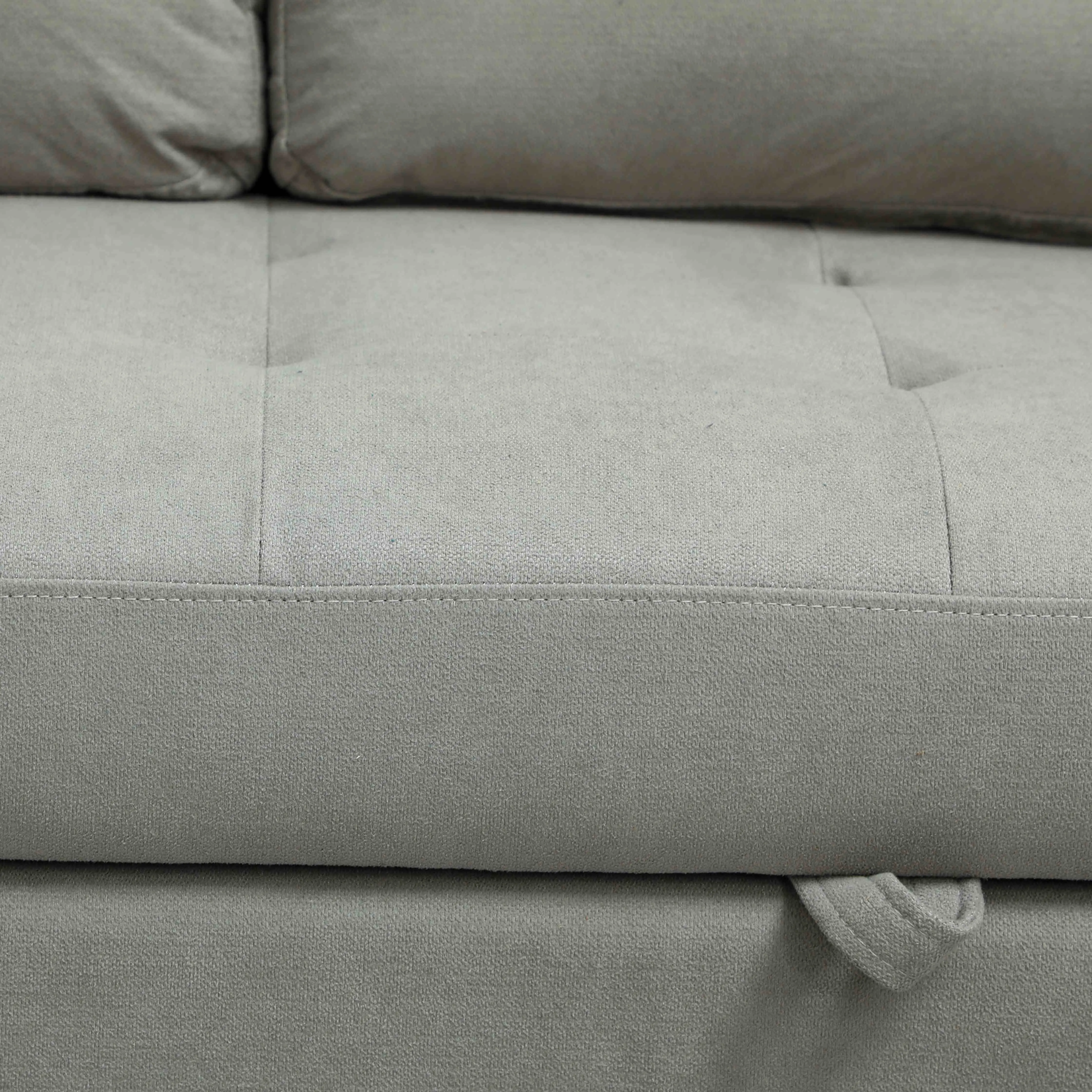 Sofa Bed 120 x 84 x 86cm - Light Grey - 10