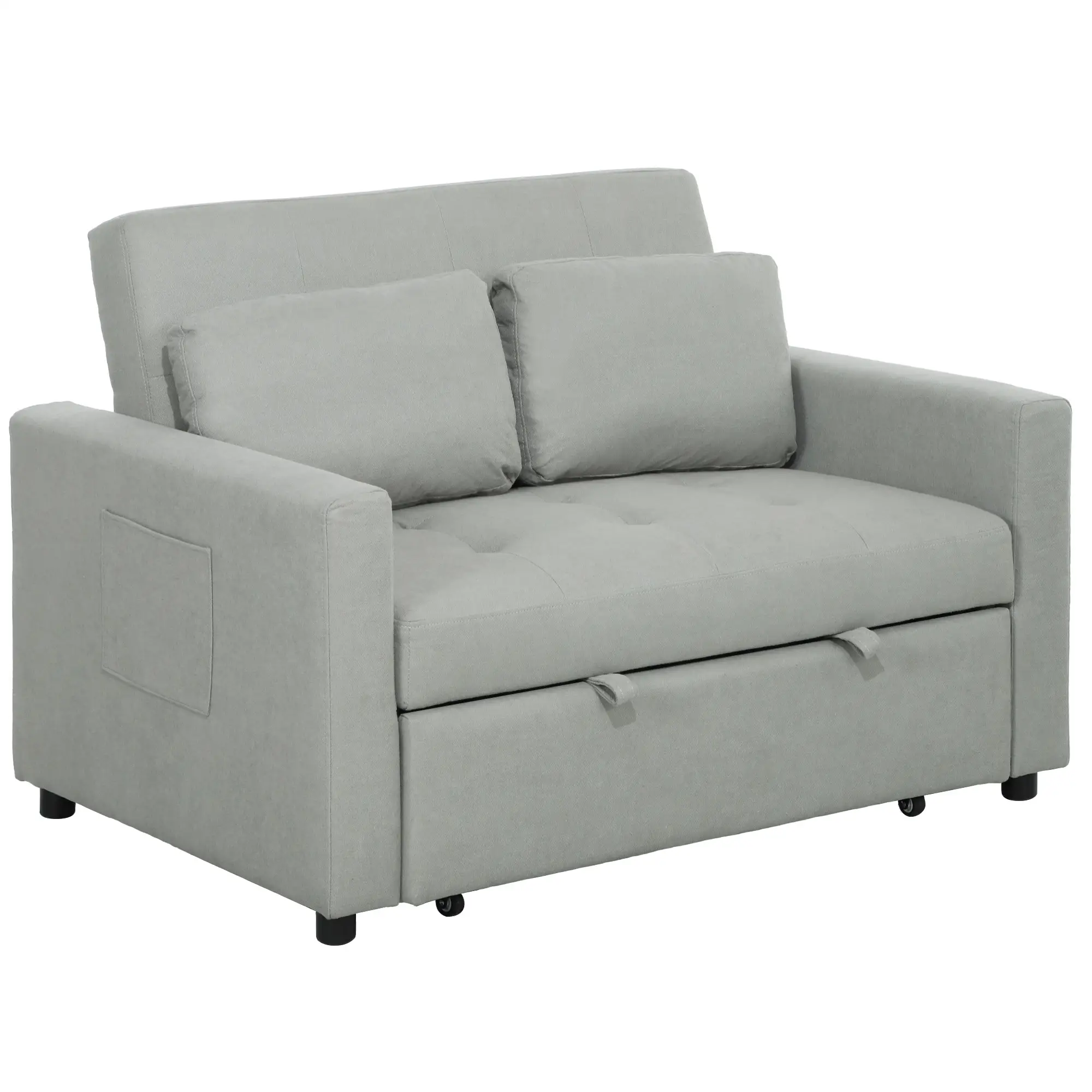 Sofa Bed 120 x 84 x 86cm - Light Grey - 15