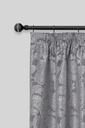 Bejeweled - Extendable Curtain Pole in Matt Black (With Rings) - Image 2