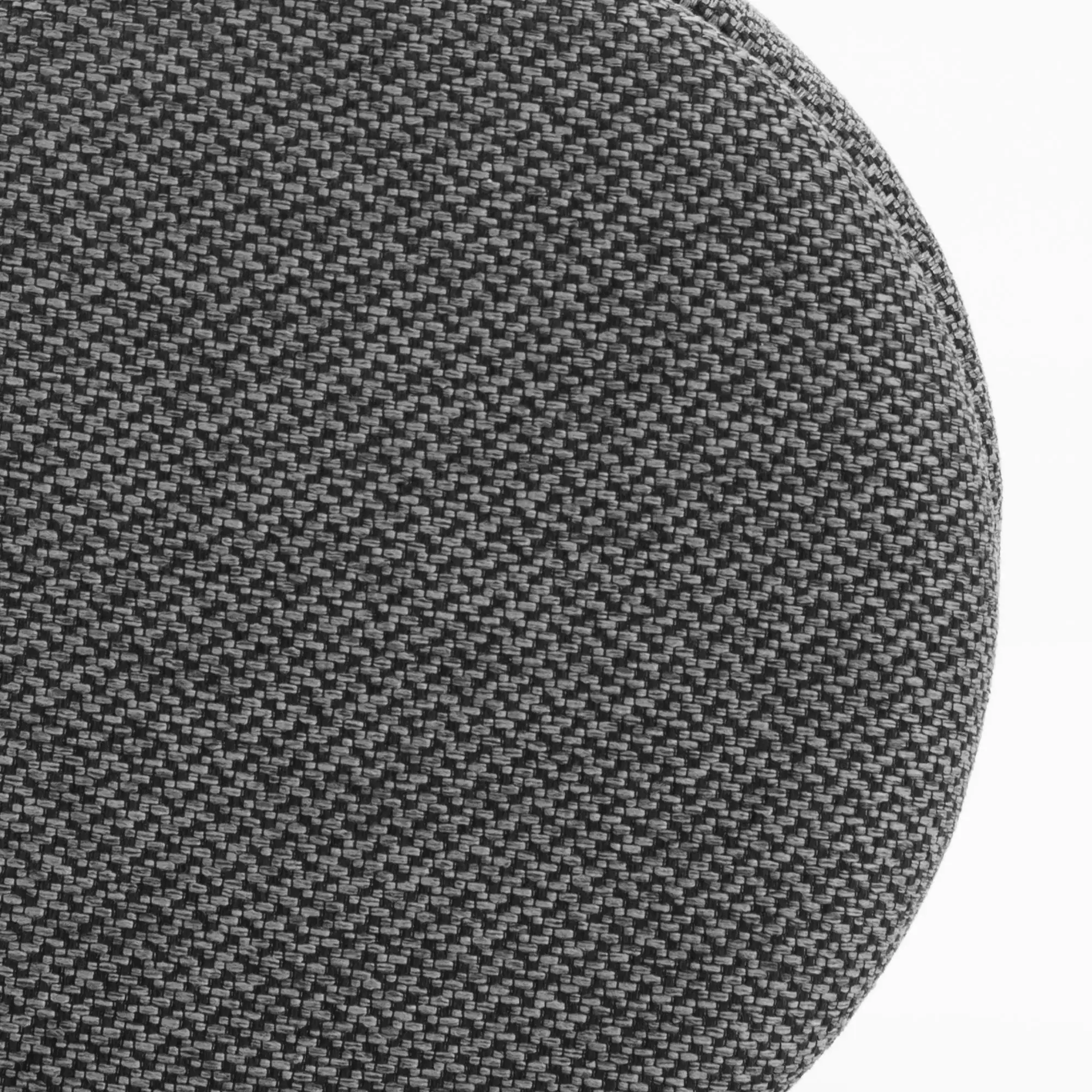 Round Storage Ottoman 38.5 x 33.5cm - Dark Grey - 13