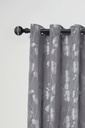 Bejeweled - Extendable Curtain Pole in Matt Black (With Rings) - Image 3