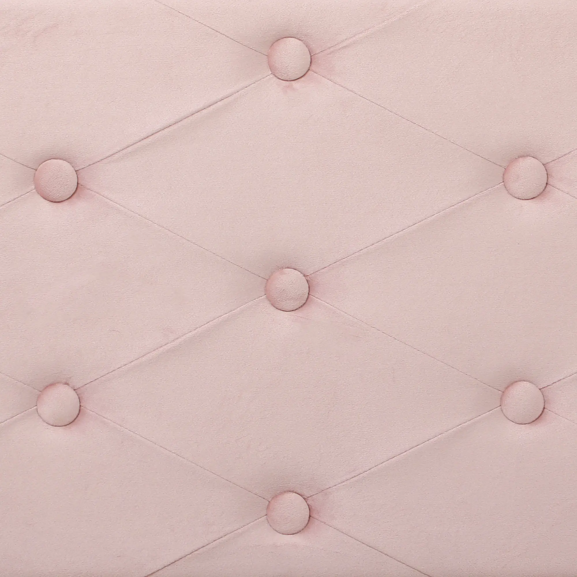 Velvet Storage Ottoman Bench 76 x 38 x 38cm - Pink - 10