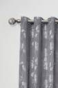 Bejeweled - Extendable Curtain Pole in Black Silk (With Rings) - Image 3