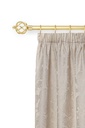 Cage - Extendable Curtain Pole in Gold (with rings) - Image 2