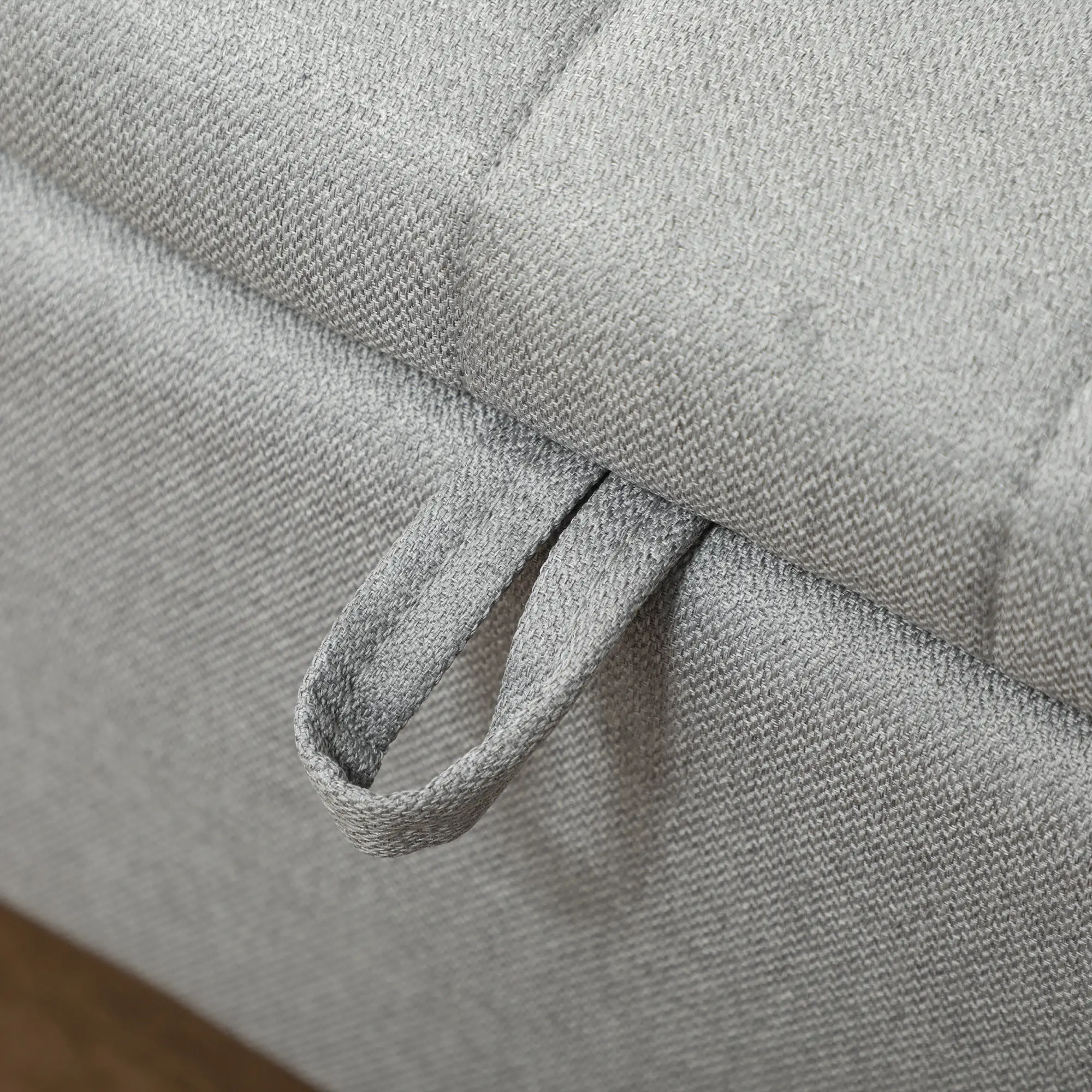 Linen Storage Ottoman Bench 102 x 40 x 44cm - Light Grey - 8