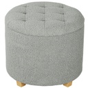 Storage Ottoman 45 x 41cm - Grey - 1