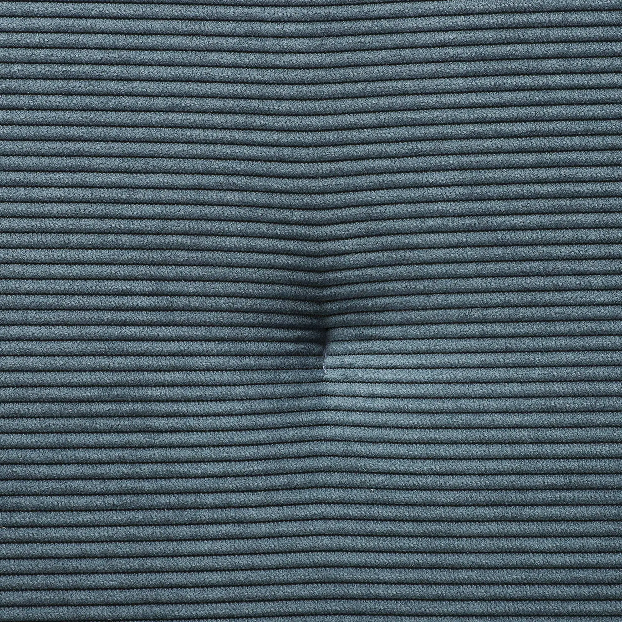 Corduroy Ottoman Bench 100 x 36 x 45cm - Blue - 11