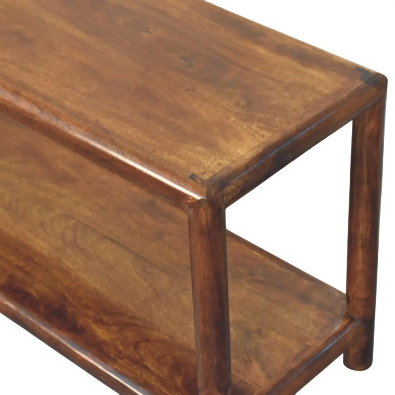 Storage Ottoman Bench 35 x 105 x 50cm, Dark Brown - Dark Brown - 4