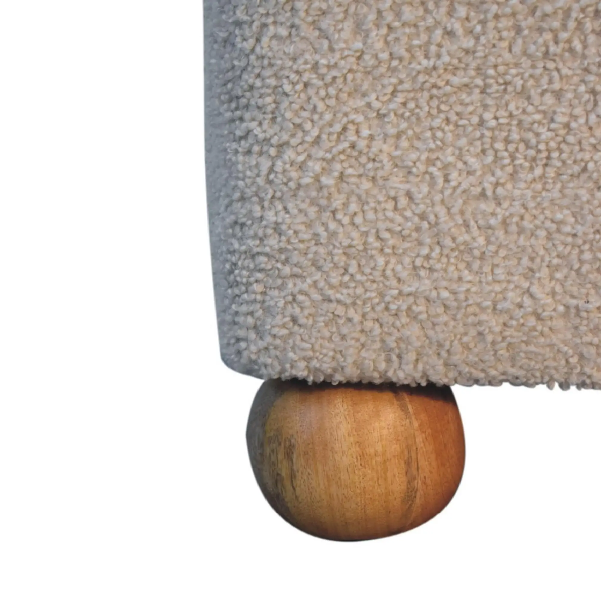 Footstool 38 x 38 x 40cm, Brown - Brown - 5
