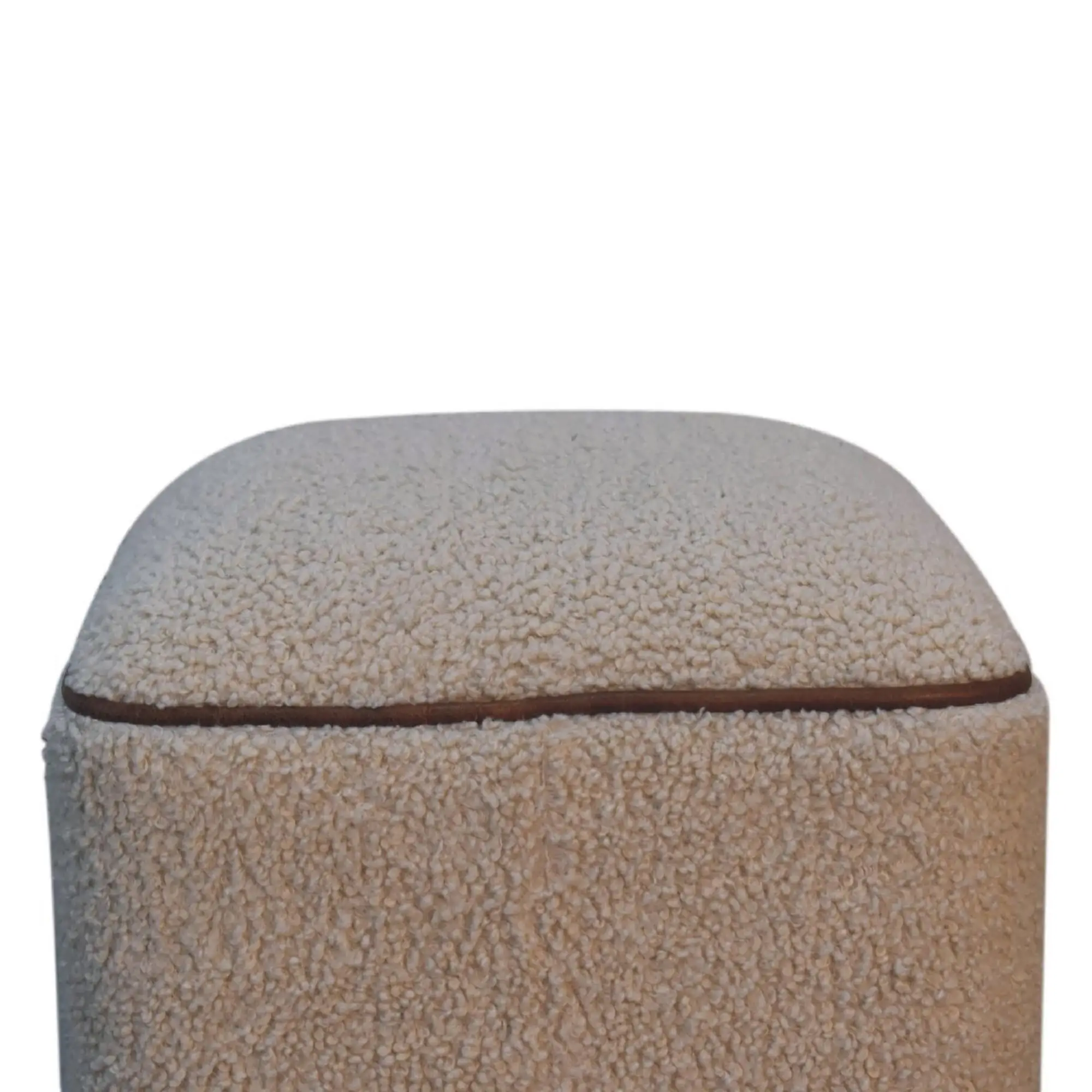 Footstool 38 x 38 x 40cm, Brown - Brown - 7