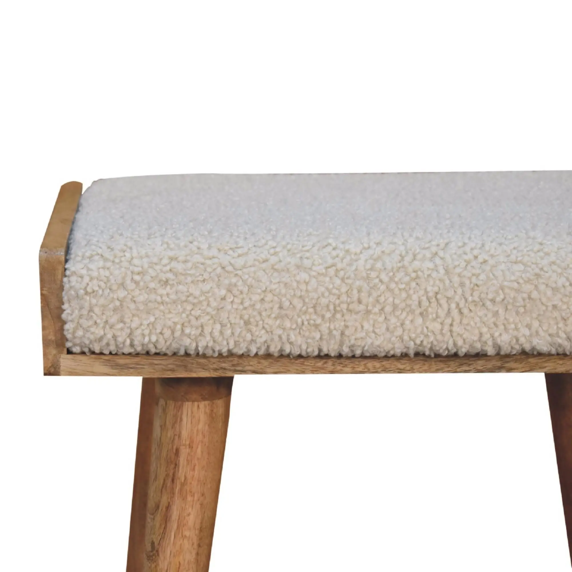 Footstool 35 x 50 x 52cm, Brown - Brown - 6