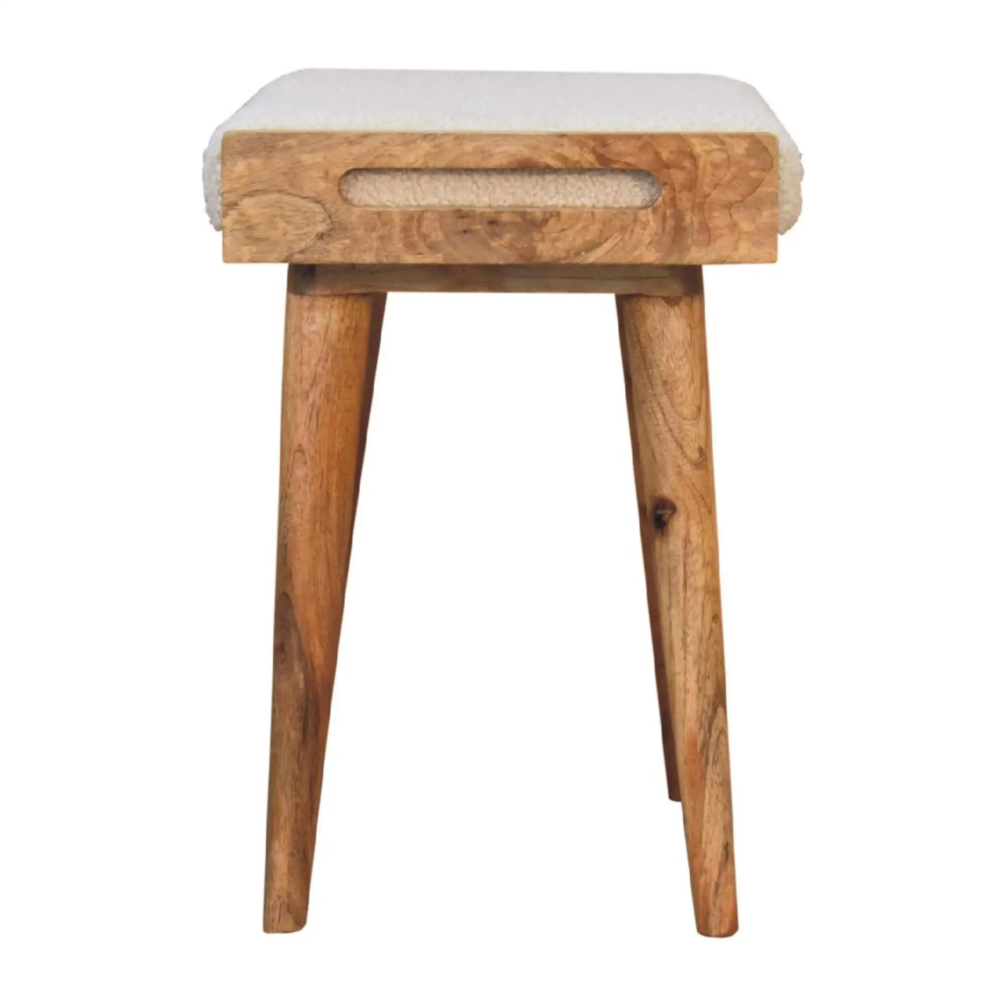 Footstool 35 x 50 x 52cm, Brown - Brown - 9