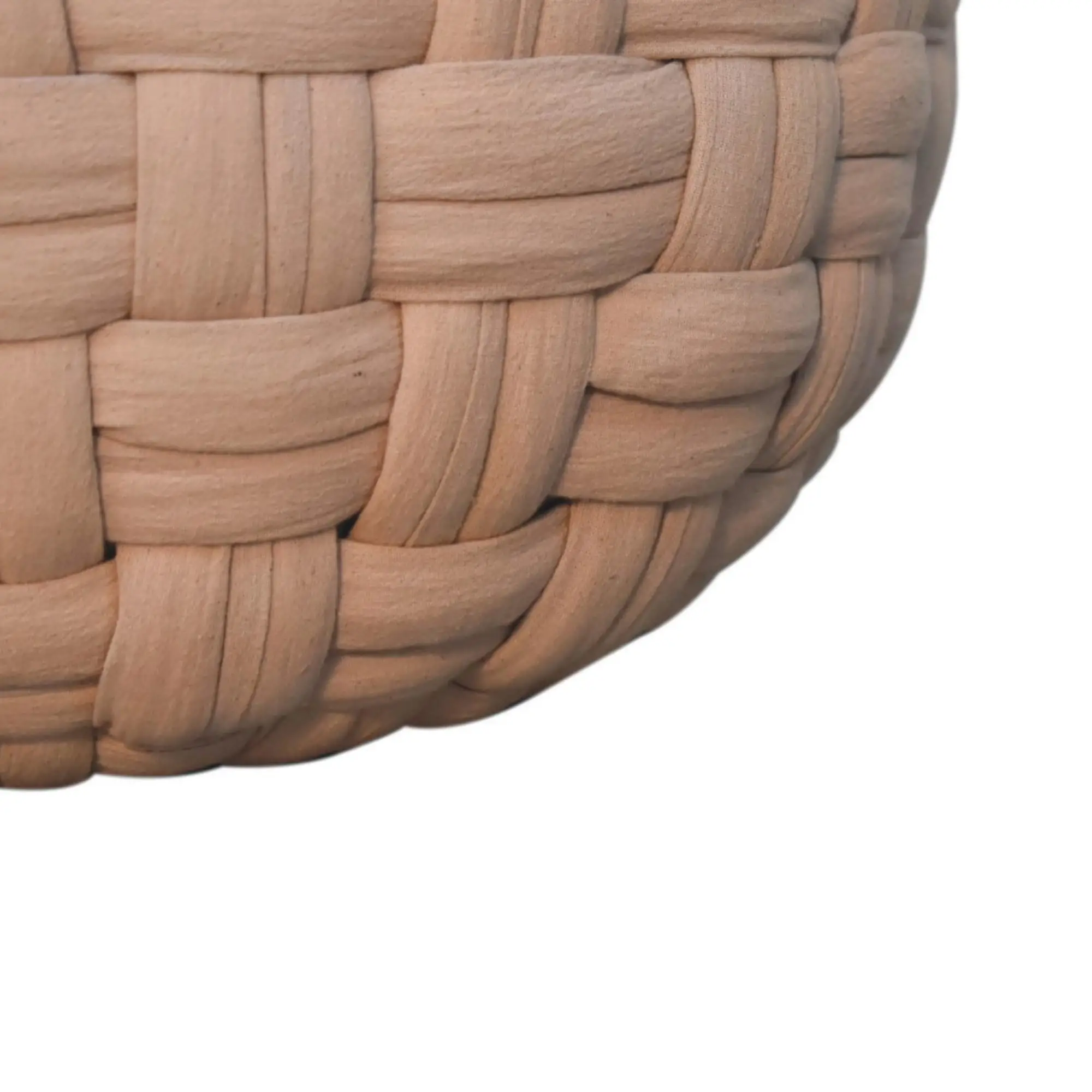 Footstool 48 x 48 x 36cm, Cream - Cream - 4