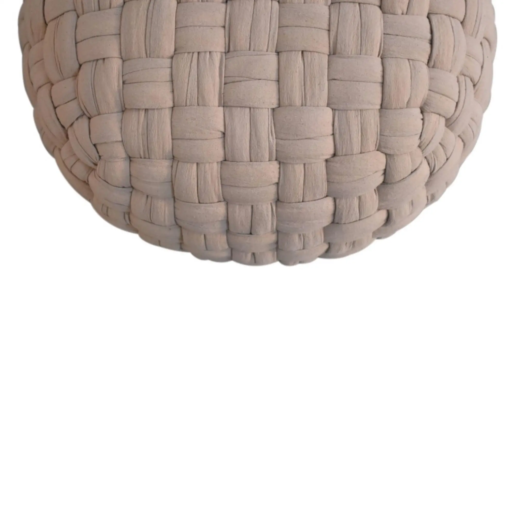 Footstool 48 x 48 x 36cm, Cream - Cream - 5