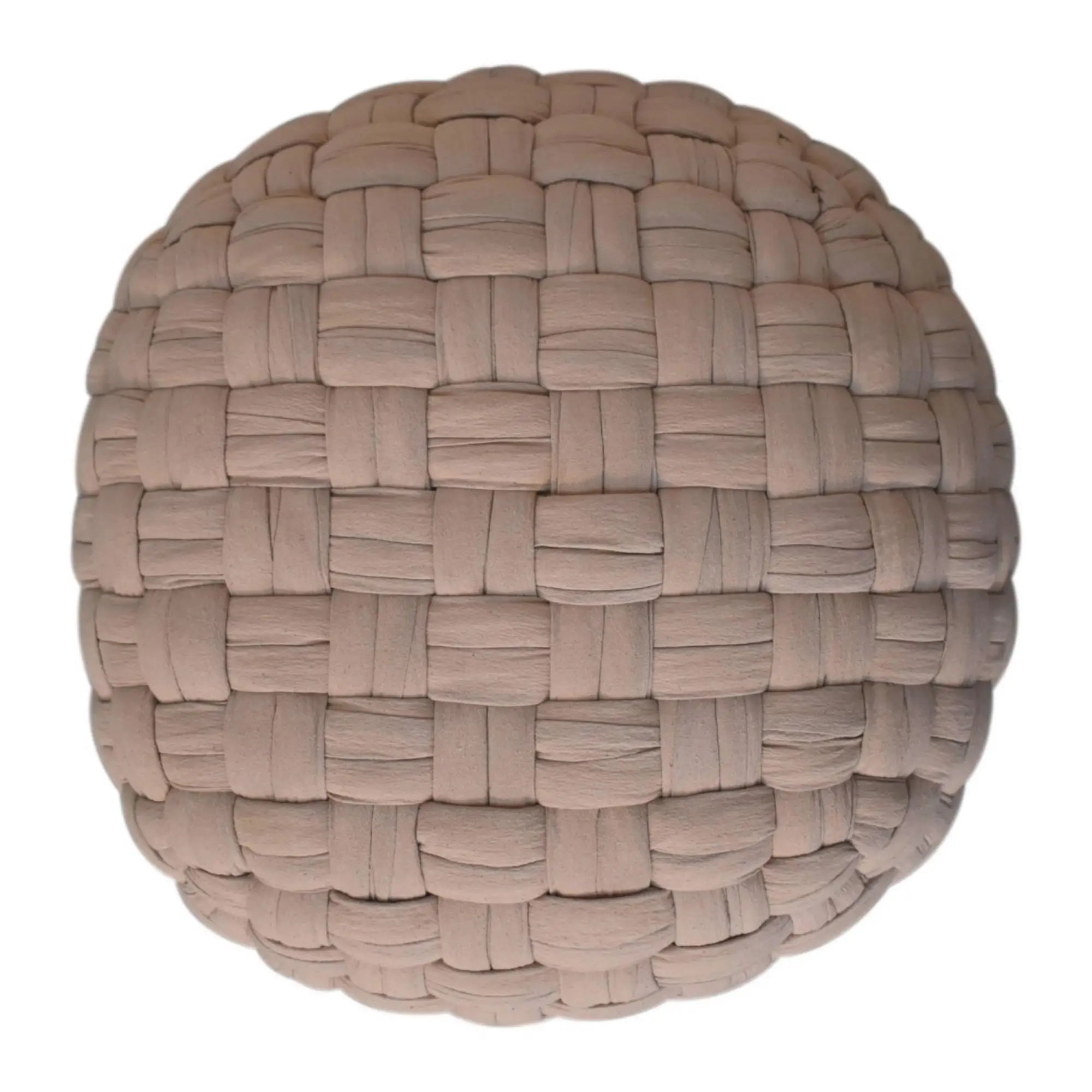 Footstool 48 x 48 x 36cm, Cream - Cream - 8
