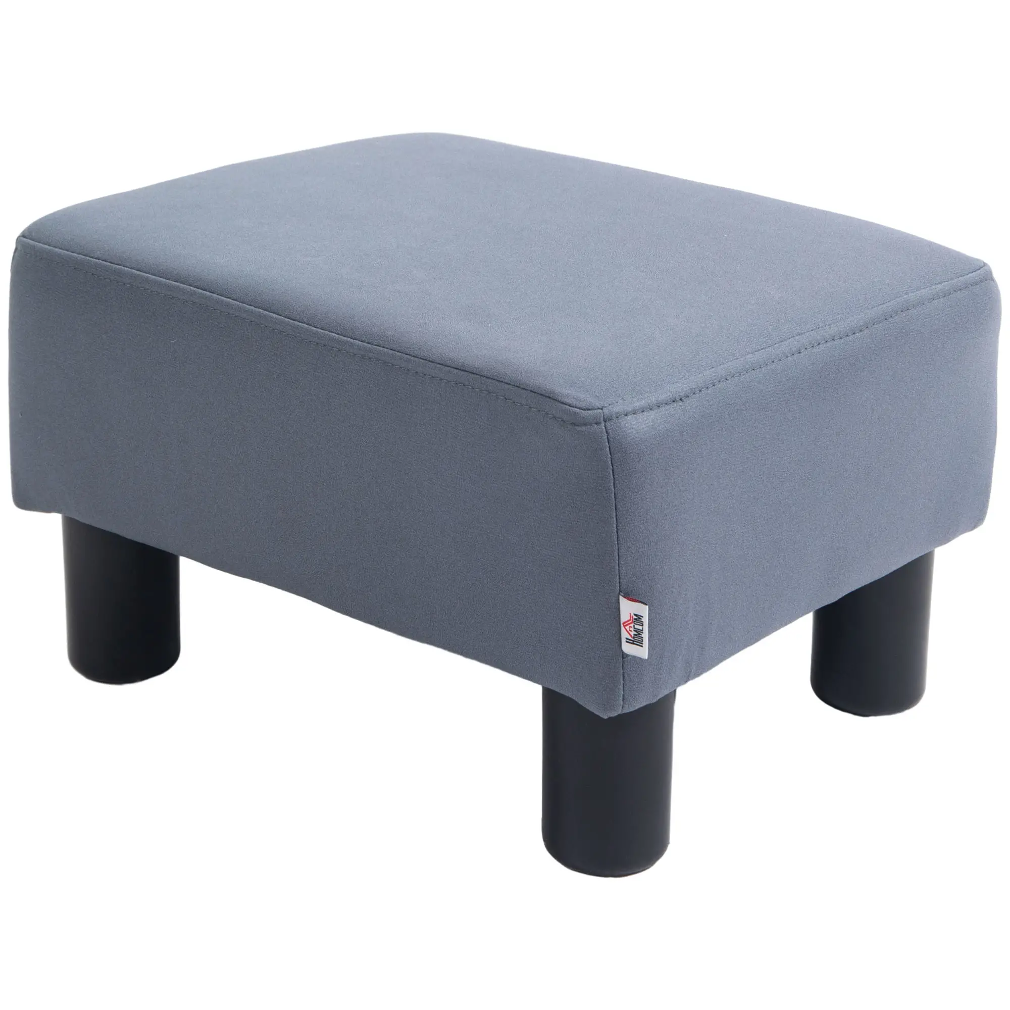 Footstool 40 x 30 x 24cm, Grey - Grey - 10