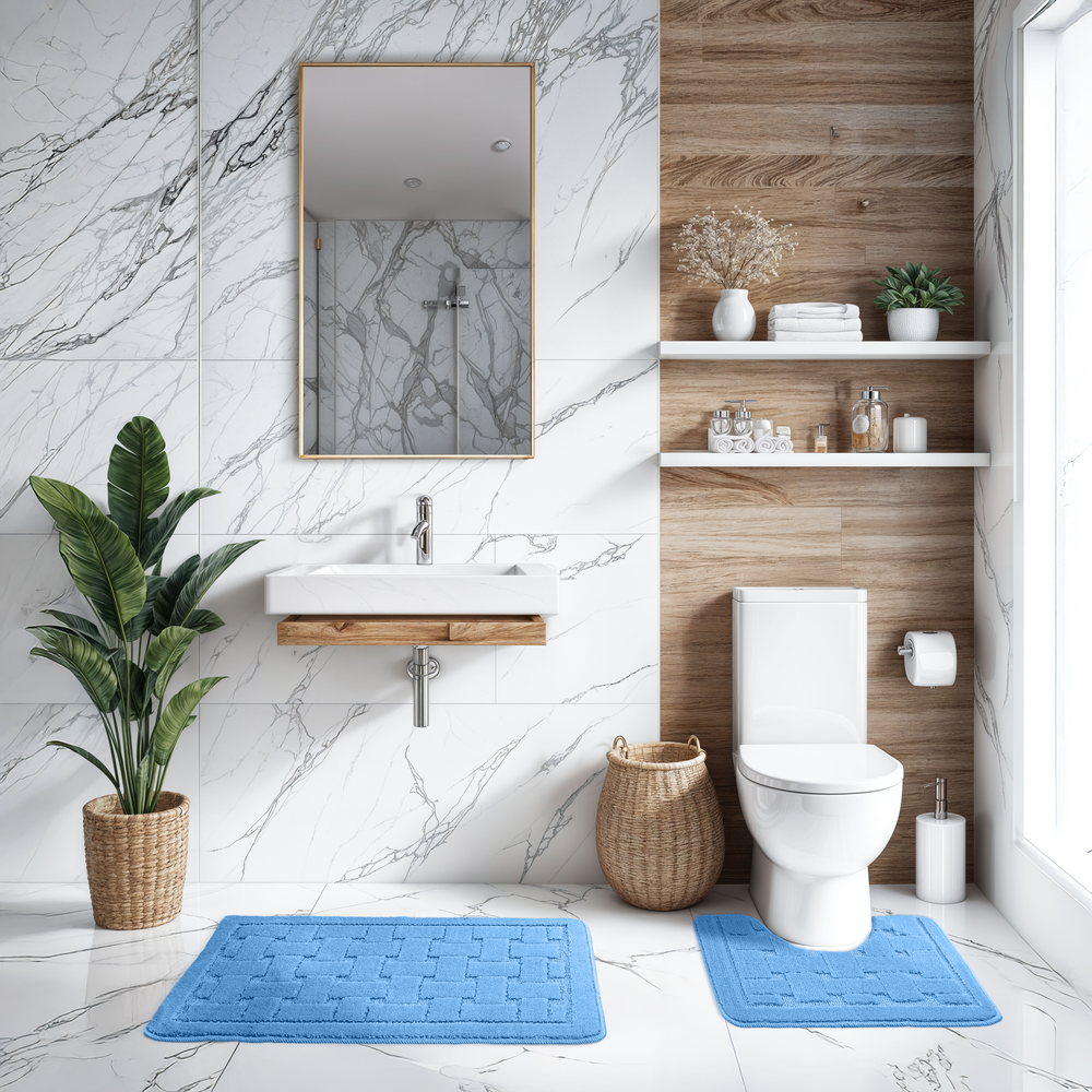 Shades Collection - 2 Piece Bath Set - Blue - Photo 2