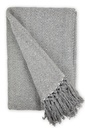 Hartley Recycled Cotton Throw in Silver - Image 9