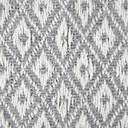 Stockholm Recycled Cotton Throw in Silver - Image 2