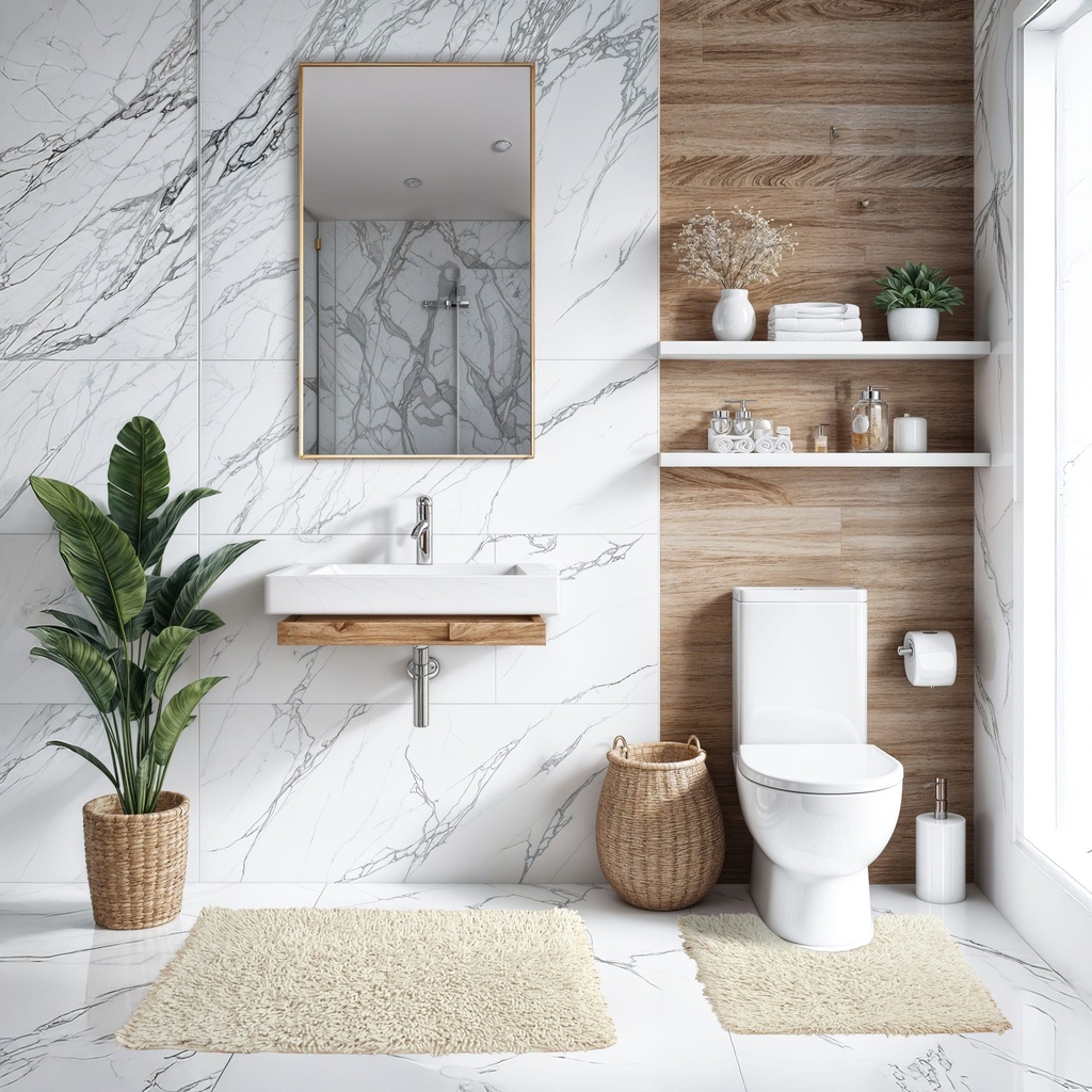 Tumble Twist Collection - Pure Cotton 2 Piece Bath Set - Cream - Photo 5