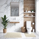 Tumble Twist Collection - Pure Cotton 2 Piece Bath Set - Cream - Photo 5