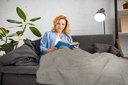 Hartley Recycled Cotton Throw in Natural - Image 5