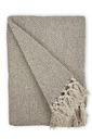 Hartley Recycled Cotton Throw in Natural - Image 9
