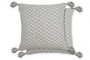 Stockholm – Recycled Cotton Cushion Cover in Silver - Gallery 1