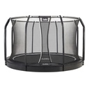 Black - 12ft Salta Royal Baseground Black Round Trampoline with Enclosure - Photo 9