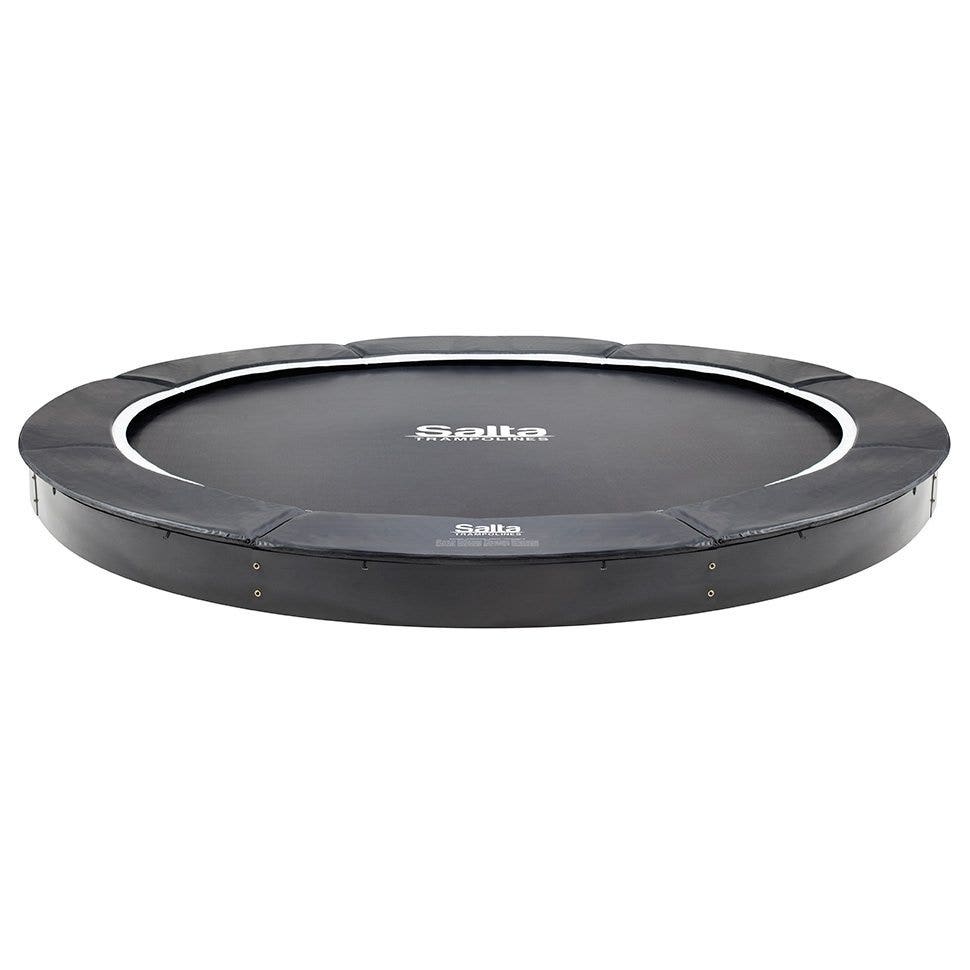 Black - 10ft Salta Royal Baseground Black Round Trampoline - Photo 2