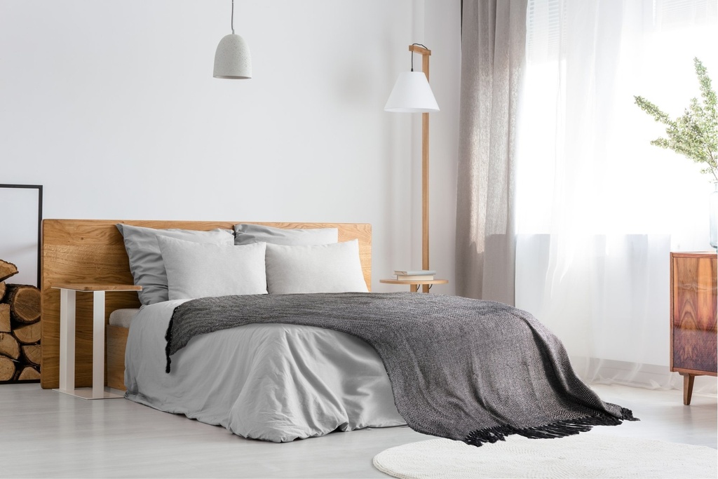 Hartley Recycled Cotton Throw in Black - Image 7