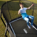Black - 10ft x 7ft Salta Black Rectangular Premium Edition Trampoline with Enclosure - Photo 6
