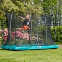 Green - 10ft x 7ft Salta Green Rectangular Comfort Edition Inground Trampoline with Enclosure - Photo 2