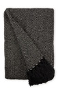 Hartley Recycled Cotton Throw in Black - Image 9