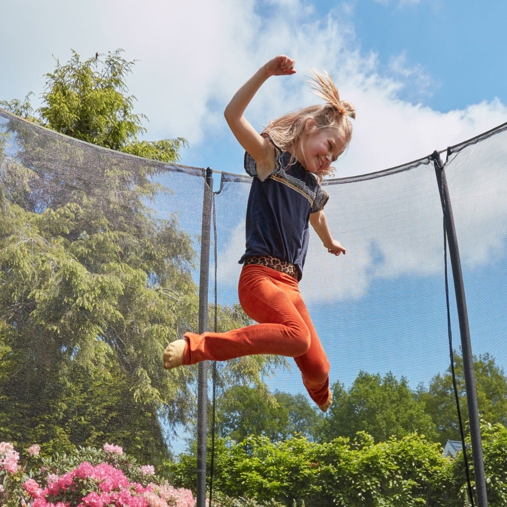 Black - 10ft x 7ft Salta Black Rectangular Comfort Edition Inground Trampoline with Enclosure - Photo 5