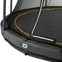 Black - 12ft Salta Black Comfort Edition InGround Round Trampoline with Enclosure - Photo 2