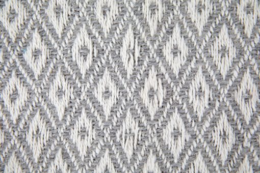 Stockholm – Recycled Cotton Cushion Cover in Silver - Gallery 2