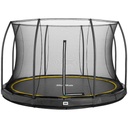 Black - 12ft Salta Black Comfort Edition InGround Round Trampoline with Enclosure - Photo 6