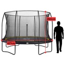 Black - 14ft Salta Black Round Comfort Edition Trampoline with Enclosure - Photo 4