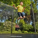 Black - 14ft Salta Black Round Comfort Edition Trampoline with Enclosure - Photo 6