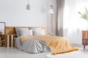 Hartley Recycled Cotton Throw in Ochre - Image 6