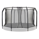 Black - 8ft 2" Salta Black Royal Baseground Round Trampoline with Enclosure - Photo 10