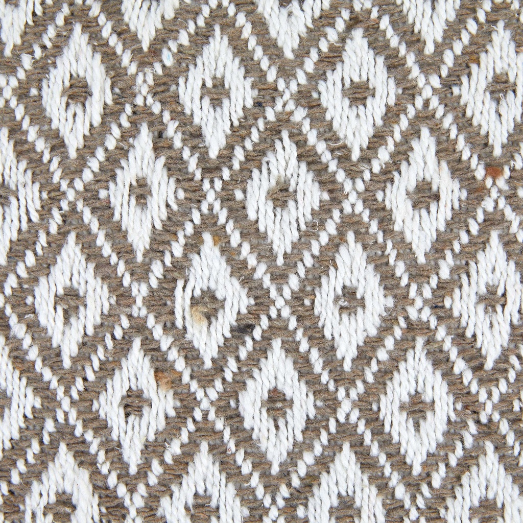 Stockholm Recycled Cotton Throw in Taupe - Image 2