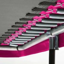 Pink - 10ft x 7ft Salta Pink Rectangular Comfort Edition Trampoline with Enclosure - Photo 2