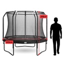 Black - 10ft Salta Black Round Premium Edition Trampoline with Enclosure - Photo 4