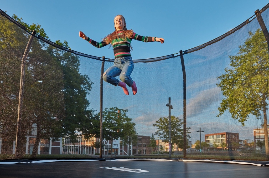 Black - 10ft Salta Black Round Premium Edition Trampoline with Enclosure - Photo 5