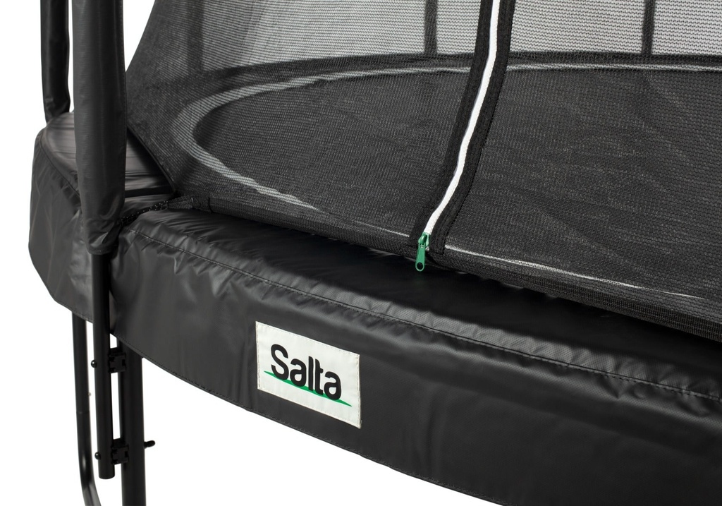 Black - 10ft Salta Black Round Premium Edition Trampoline with Enclosure - Photo 7
