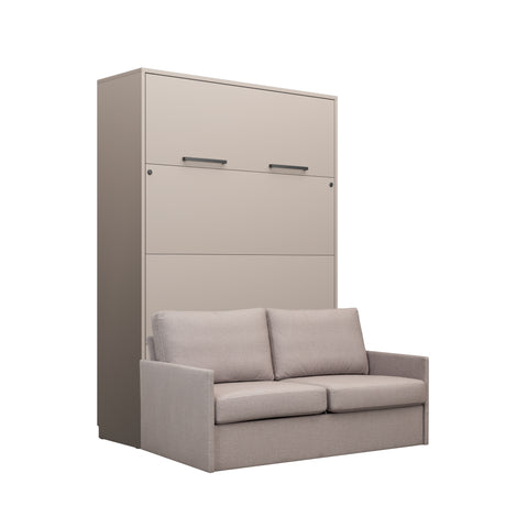 INSTALLATION SERVICE FOR PHANTOM FURNITURE Genius Murphy Bed with Sofa 140 × 200 cm – Congo - Beige 04