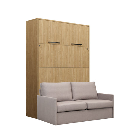 INSTALLATION SERVICE FOR PHANTOM FURNITURE Genius Murphy Bed with Sofa 160×200 cm – Oiled Oak - Beige 04
