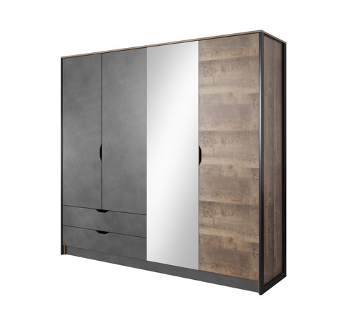 [HFP-001-2242] INSTALLATION SERVICE FOR PHANTOM FURNITURE Lask Arden – 4-Door Wardrobe